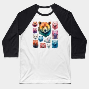 Bear Grazer Sticker Pack Baseball T-Shirt